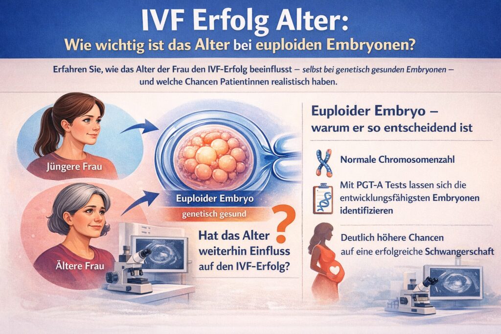 Einfluss des Alters auf den Schwangerschaftserfolg, PGTa, PID