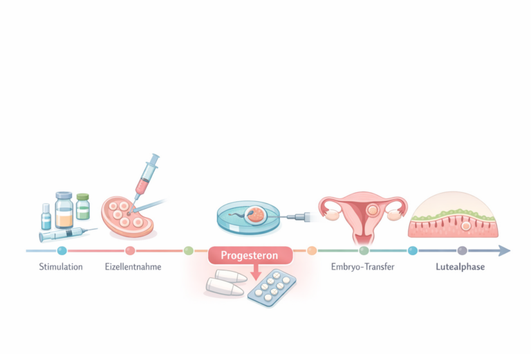 Progesteron bei IVF